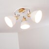 Banjul Ceiling Light Light wood, white, 3-light sources