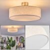 Foggia ceiling light matt nickel, 3-light sources