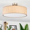 Foggia ceiling light matt nickel, 3-light sources