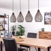 VILLACH Pendant Light black, 4-light sources