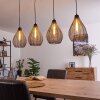 VILLACH Pendant Light black, 4-light sources