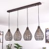 VILLACH Pendant Light black, 4-light sources