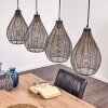 VILLACH Pendant Light black, 4-light sources