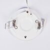 Finsrud recessed light LED white, 1-light source