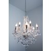 Reality chandelier transparent, clear, 9-light sources