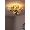 Reality lights FLOWER ceiling light colourful, chrome, 4-light sources