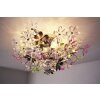 Reality lights FLOWER ceiling light colourful, chrome, 4-light sources