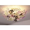 Reality lights FLOWER ceiling light colourful, chrome, 4-light sources
