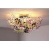 Reality lights FLOWER ceiling light colourful, chrome, 4-light sources