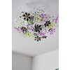 Reality lights FLOWER ceiling light colourful, chrome, 4-light sources