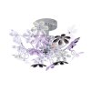 Reality lights FLOWER wall light chrome, 2-light sources