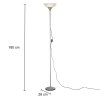 Reality DEZWO floor lamp titanium, 1-light source