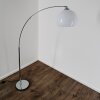 Reality Brasilia floor lamp chrome, 1-light source