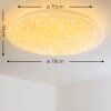 Deckenleuchte ceiling light LED white, 1-light source, Remote control