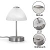 Reality QUEEN Table Lamp LED matt nickel, 1-light source