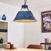 BERKELEY Pendant Light blue, black, 1-light source