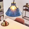 BERKELEY Pendant Light blue, black, 1-light source
