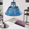 BERKELEY Pendant Light blue, black, 1-light source