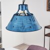 BERKELEY Pendant Light blue, black, 1-light source