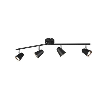 spotlight Reality TOULOUSE LED black, 4-light sources
