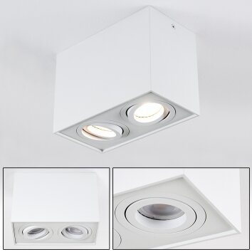 Baishan Ceiling Light LED white, 2-light sources