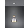 Reality Jagger Pendant Light dark brown, matt nickel, 1-light source