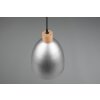 Reality Jagger Pendant Light dark brown, matt nickel, 1-light source