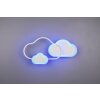 Reality CLOUDY Ceiling Light LED white, 1-light source, Remote control, Colour changer