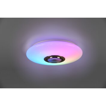 Reality Musica Ceiling Light LED white, 2-light sources, Remote control, Colour changer