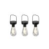 Reality CAMPUS solar light LED black, 3-light sources