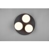 Trio lights Franklin ceiling light LED anthracite, 3-light sources