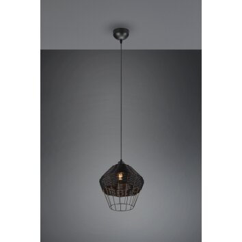 Reality Borka Pendant Light black, 1-light source