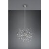 Reality Gloria Pendant Light chrome, 1-light source