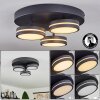 Huallilemu Ceiling Light LED black, 3-light sources