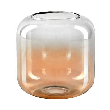 Glass lampshade  Lauden replacement glass, spare part 15 cm Amber, clear