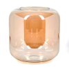 Glass lamp shade  Lauden replacement glass, spare part 25 cm Amber