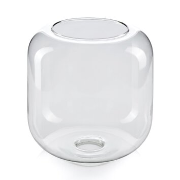 Glass lampshade  Lauden replacement glass, spare part 20 cm clear