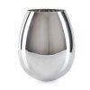 Glass lamp shade  Vevino replacement glass, spare part chrome, Smoke-coloured