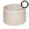 Fabric lampshade  Bassagoda spare part, Lampshade beige, white