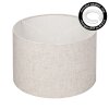 Fabric shade  Bassagoda spare part, Lampshade beige, white
