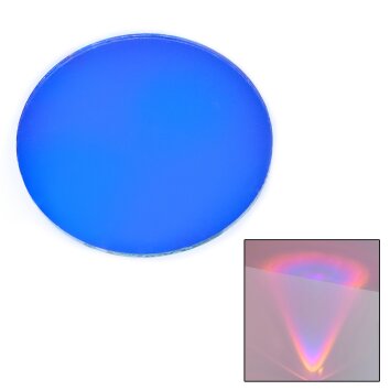 Glass color filter  Indore replacement glass, spare part blue