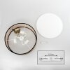 Foggia ceiling light matt nickel, 3-light sources