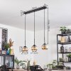 Koyoto hanging light, globe light, pendant light Amber, 3-light sources