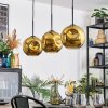 Ripoll hanging light, globe light, pendant light gold, 3-light sources