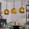 Ripoll hanging light, globe light, pendant light gold, 3-light sources