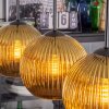Koyoto hanging light, globe light, pendant light gold, 3-light sources