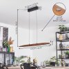 Fugelsta hanging light, pendant light LED black, 1-light source
