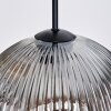Ripoll hanging light, globe light, pendant light, Cluster pendant lamp Amber, clear, Smoke-coloured, 3-light sources