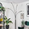 Nikkala floor lamp black, 5-light sources