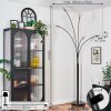 Nikkala floor lamp black, 5-light sources